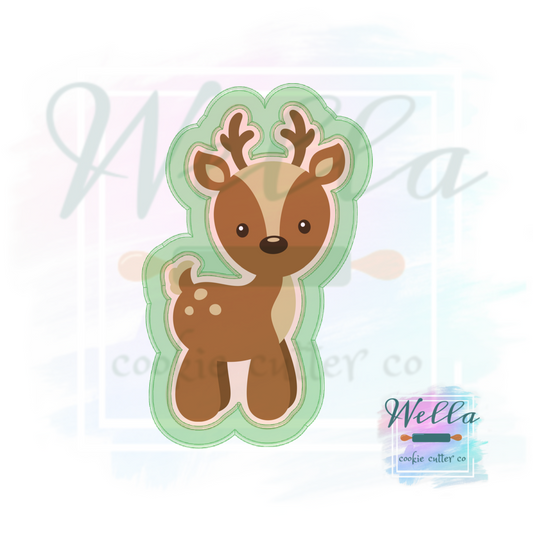 Deer Standing Cute Woodland Cookie Cutter