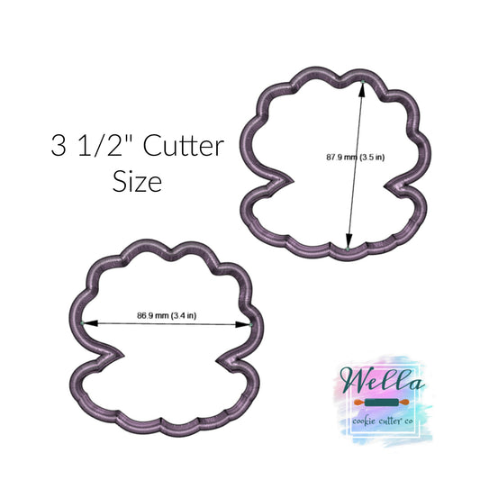 Oyster with Pearl Cookie Cutter