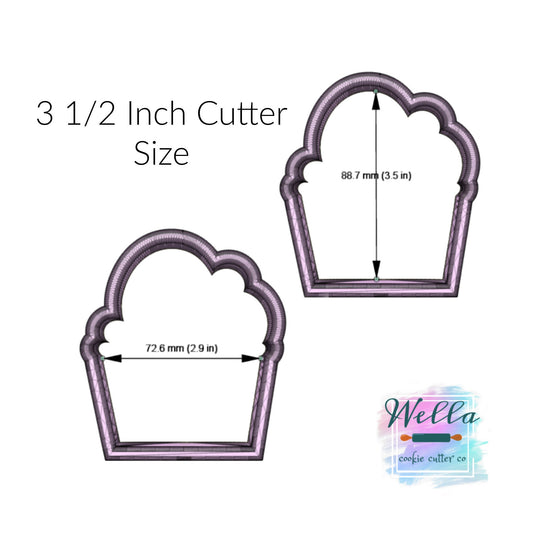 Ice Cream Cup Cookie Cutter