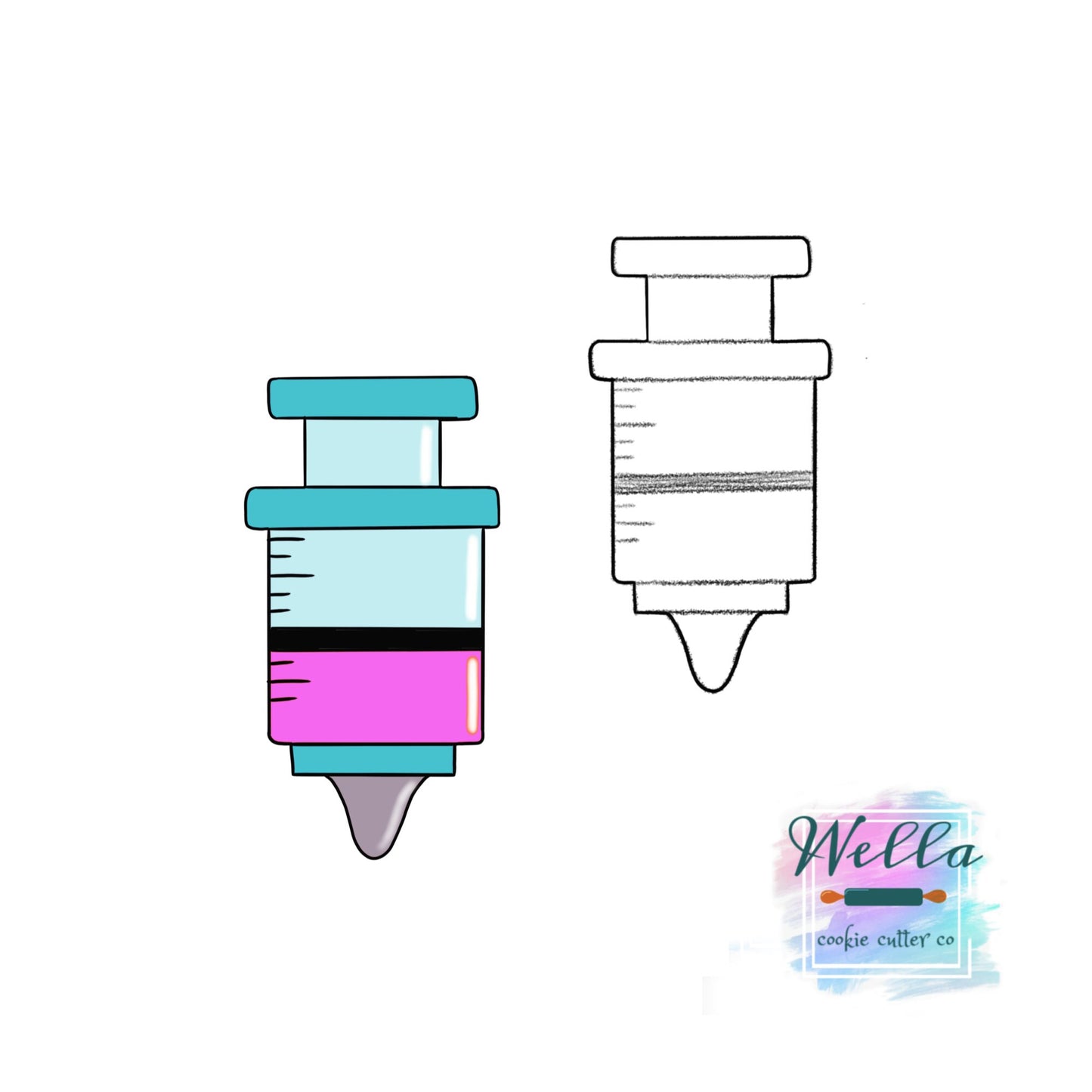 Syringe Cookie Cutter