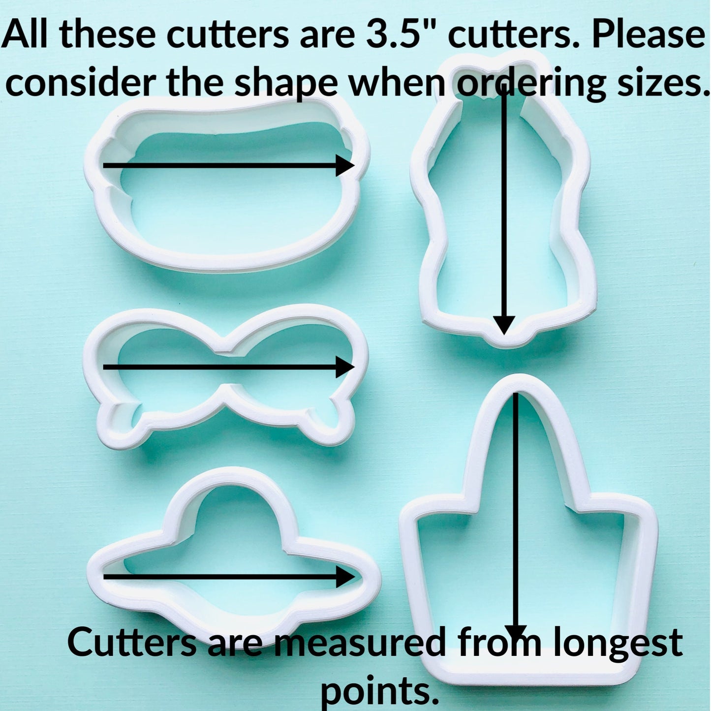 Baby Rattle with Double Bow Cookie Cutter with Optional Stencil