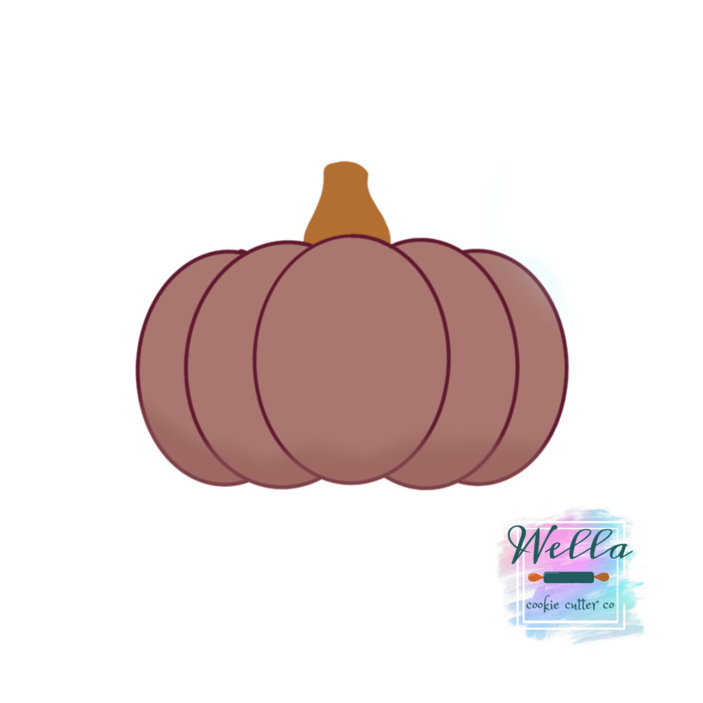 Pumpkin Short #3 Cookie Cutter