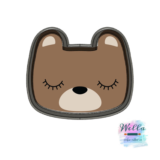 Woodland Cookie Cutter, Bear Face Cookie Cutter, Panda Cookie Cutter, Skunk Cookie Cutter, Wild Animal Cookie Cutter