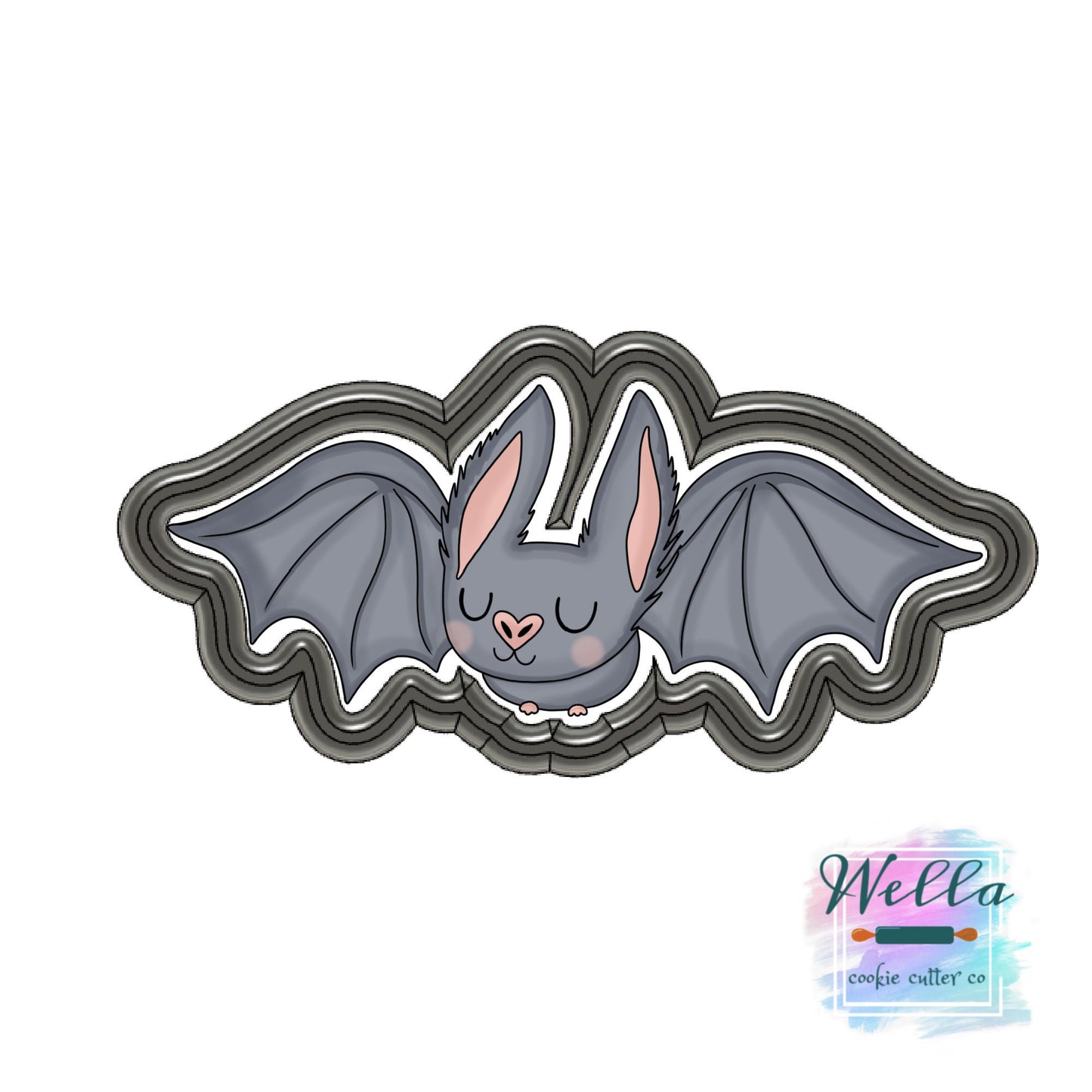 Flying Bat Halloween Cookie Cutter