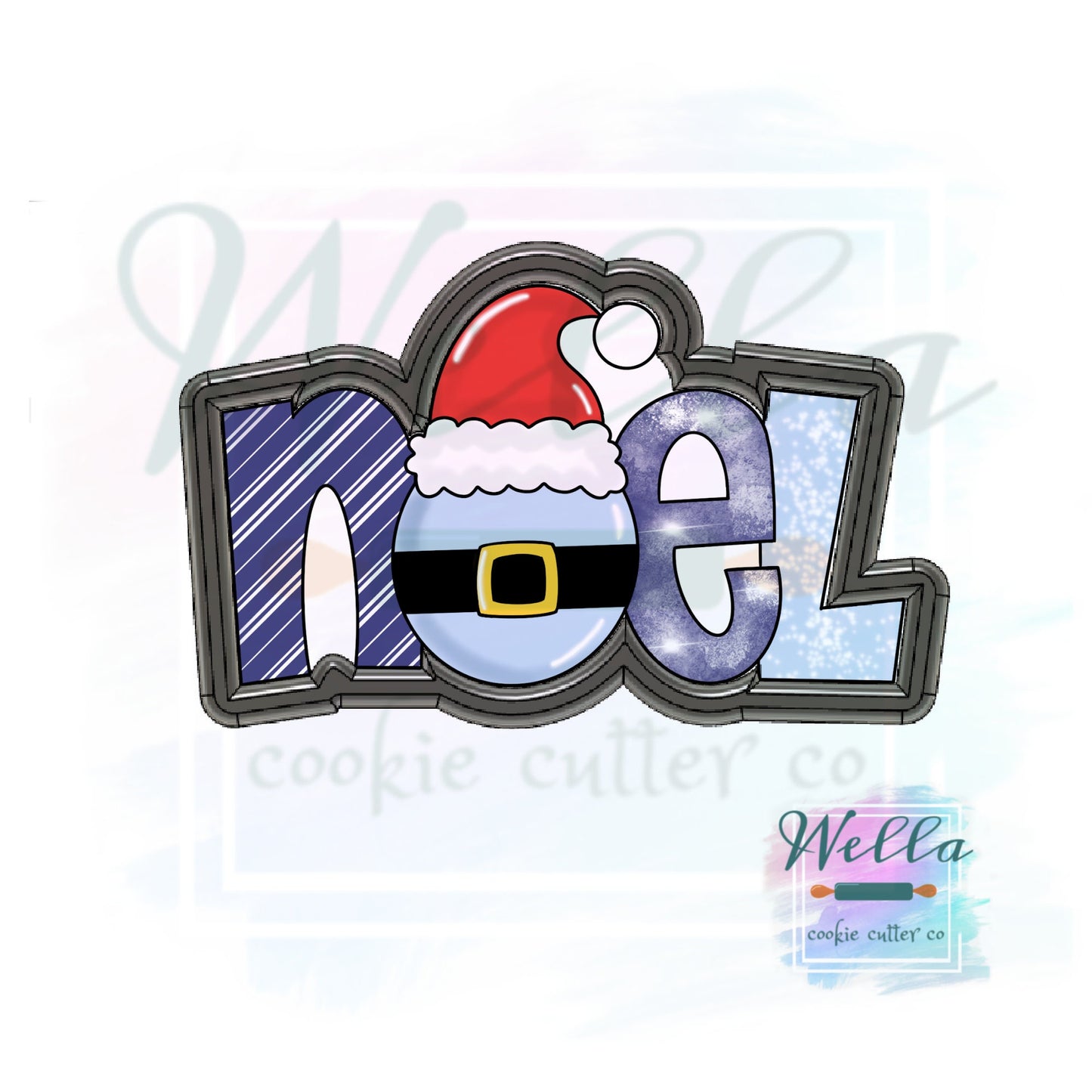 Noel Santa Hat Cookie Cutter, Christmas Cookie Cutter, Noel Cookie Cutter