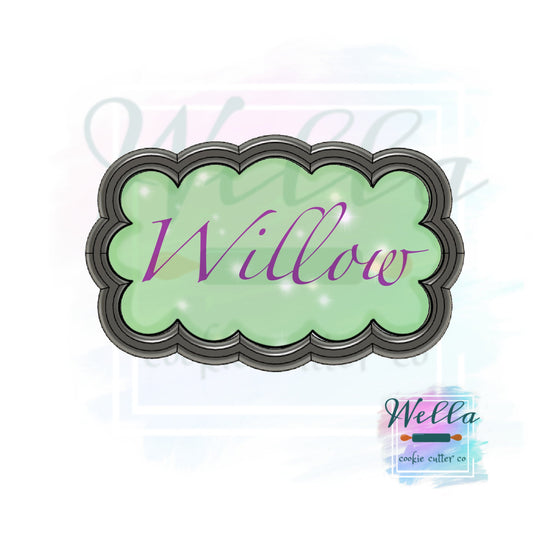 Plaque Willow Cookie Cutter