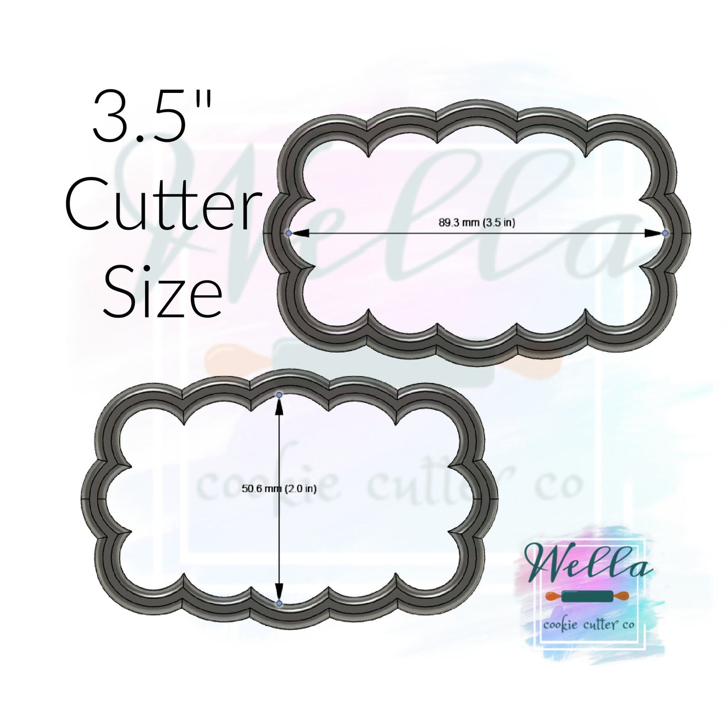 Plaque Willow Cookie Cutter