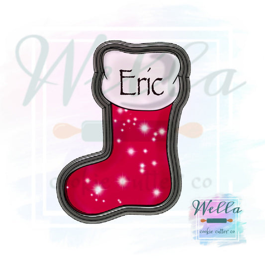 Christmas Skinny Stocking Cookie Cutter