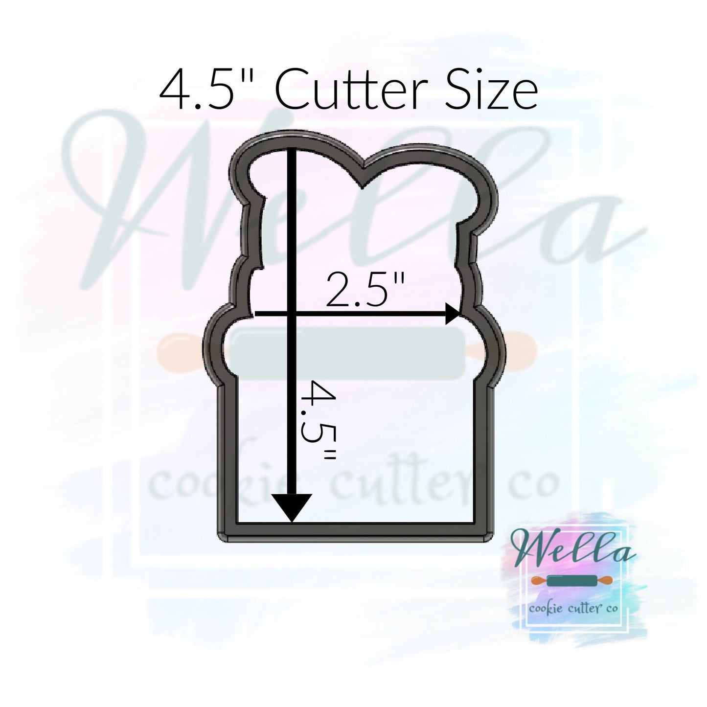 Santa Stuck in Chimney Cookie Cutter