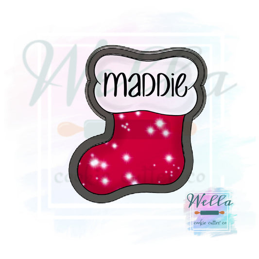 Chubby Christmas Stocking Cookie Cutter
