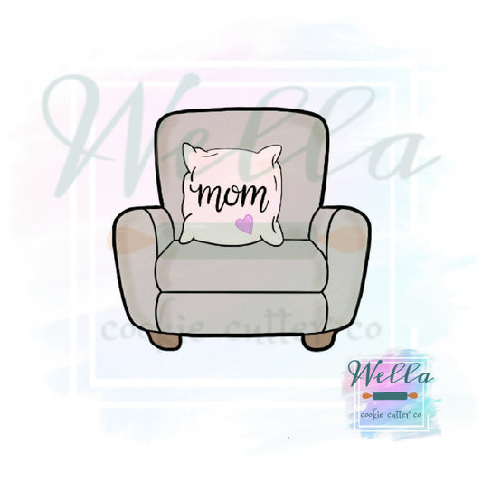 Sofa Chair House Warming Furniture Cookie Cutter, Christmas Chair