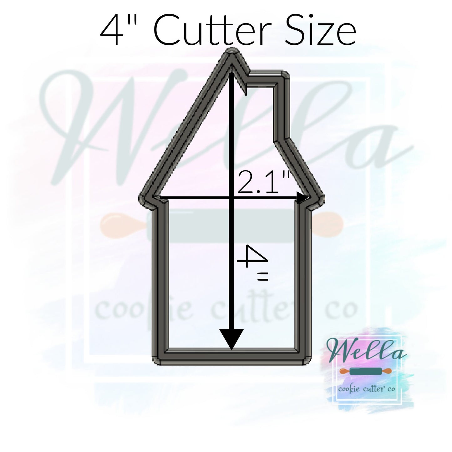 Tall House Cookie Cutter
