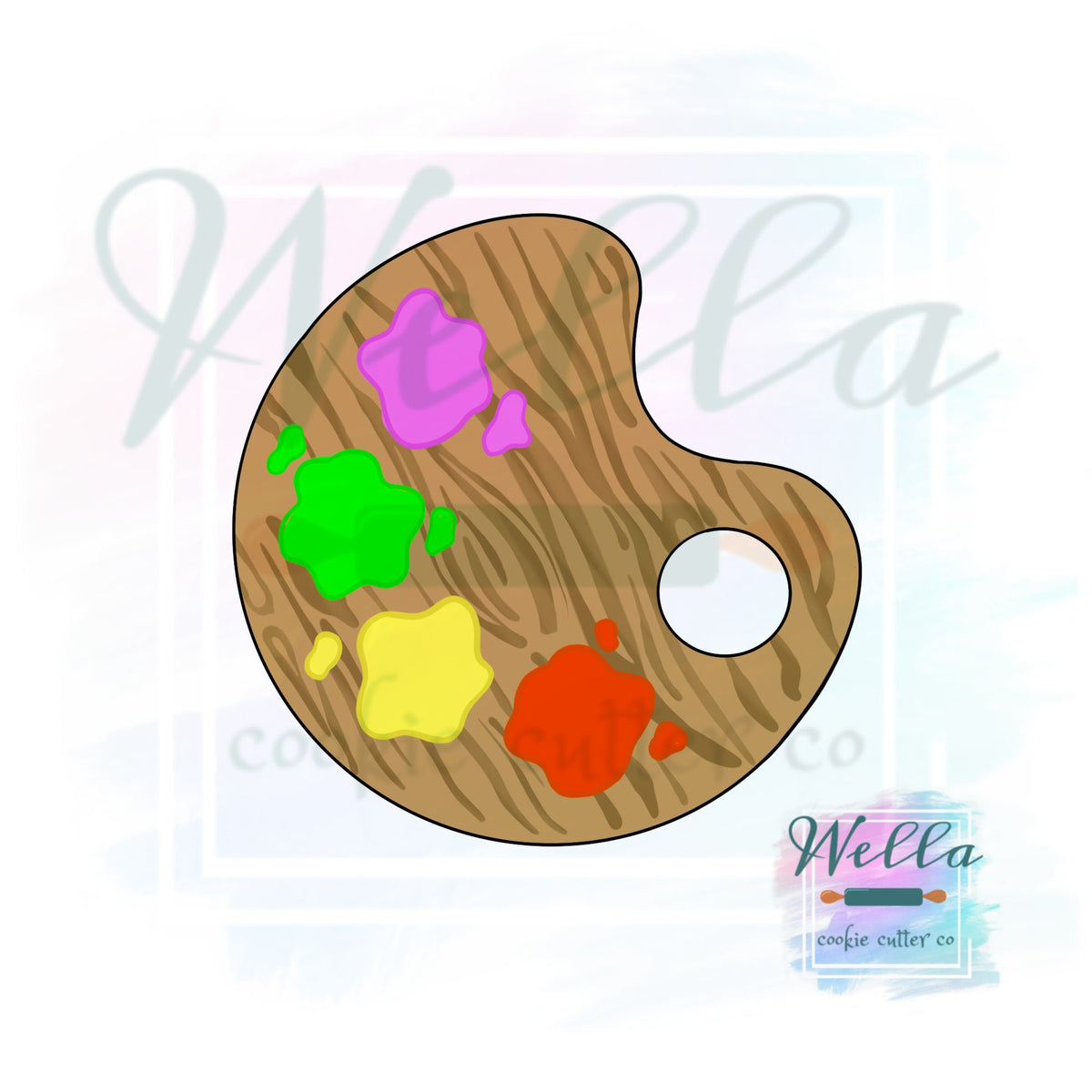 Paint Palette Art Cookie Cutter