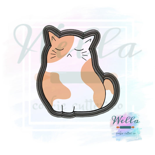 Cat Sitting Cookie Cutter