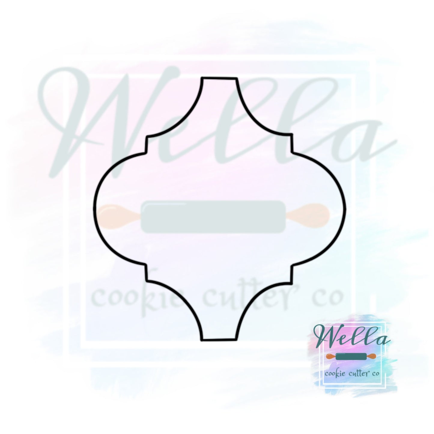 Plaque Tile Cookie Cutter, Christmas Cookie Cutter, Plaque Cookie Cutter