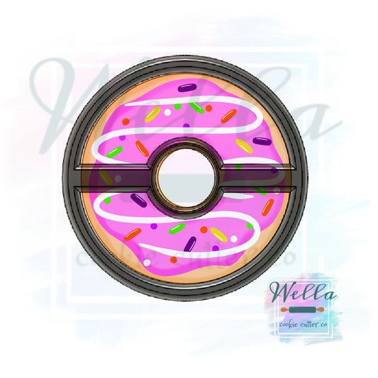 Donut with Cut Out Cookie Cutter