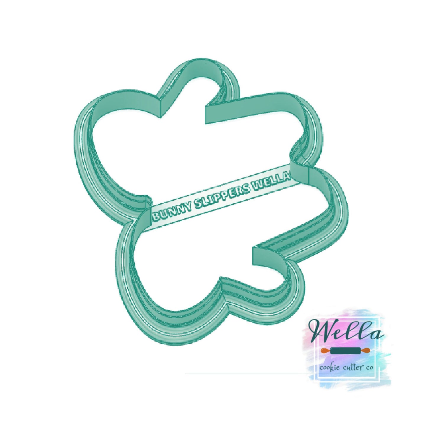 Bunny Slippers Cookie Cutter