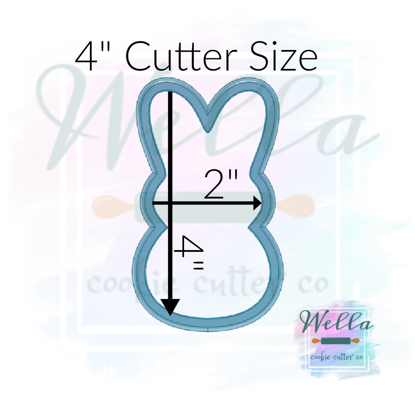 Marshmallow Candy Bunny Cookie Cutter