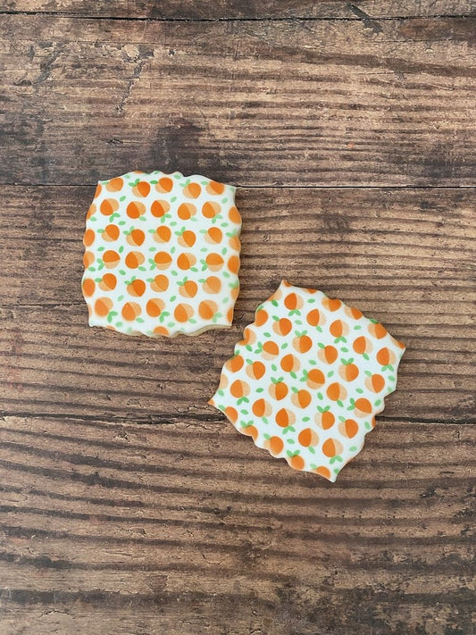 3 Part Peach Pattern Cookie Stencil, Background Stencil, Sweet as a Peach Stencil, Baby Stencil, Cookie Stencil