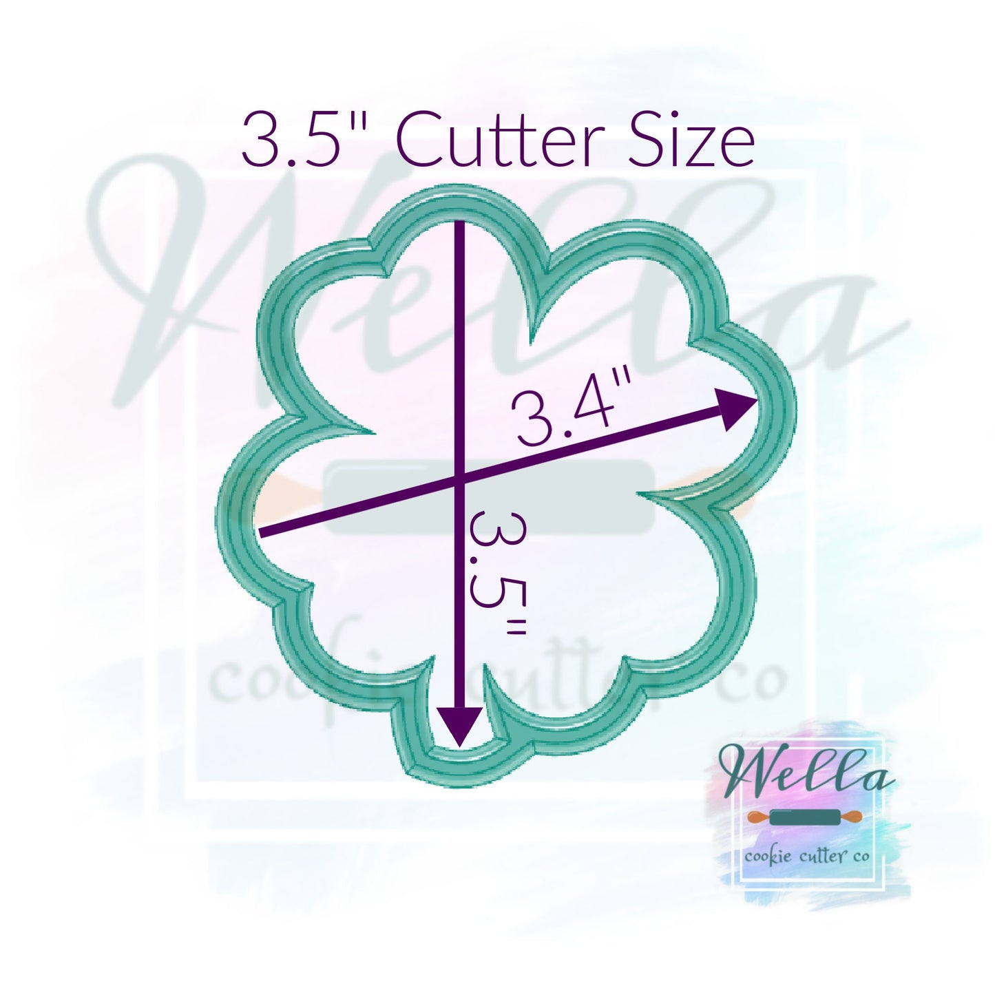 Four Leaf Clover Cookie Cutter