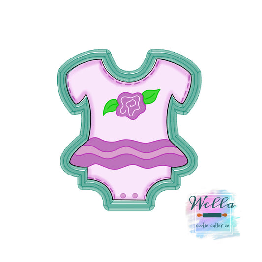 Baby Ruffled Onesie Cookie Cutter
