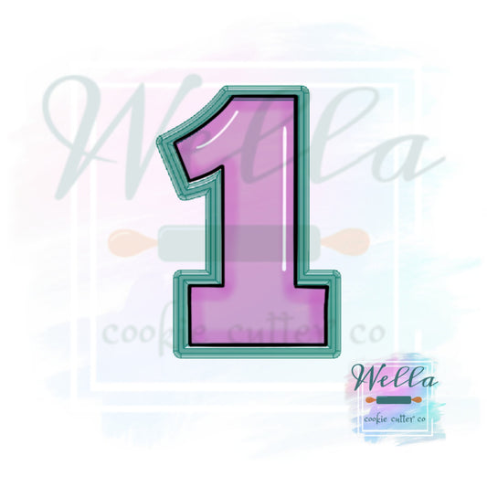 Number 1 Cookie Cutter