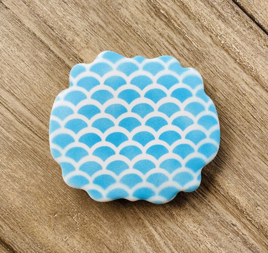 Scales Stencil, Mermaid Stencil, Scales Cookie Stencil, Mermaid Background Stencil
