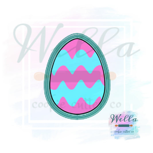 Egg Shape Cookie Cutter, Easter Egg Cookie Cutter