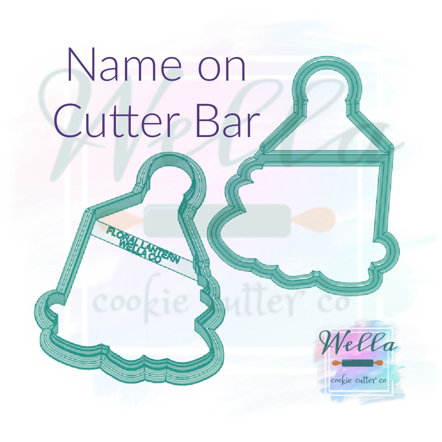 Lantern with Magnolia Cookie Cutter, Floral Lantern Cookie Cutter, Lantern Cookie Cutter, Rustic Wedding Cookie Cutter, Fall Cutter