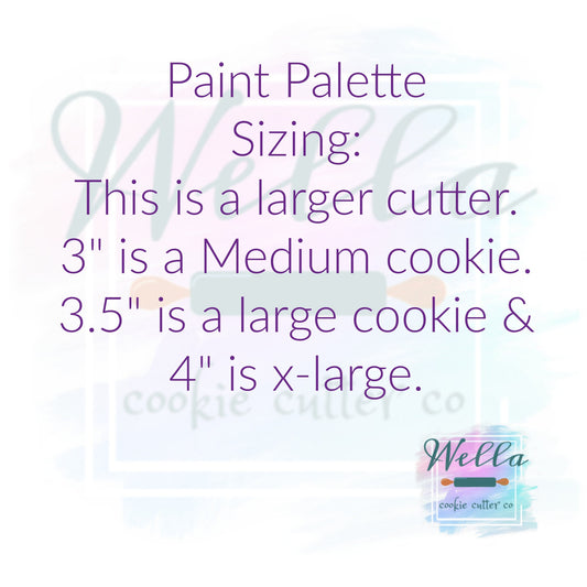 Paint Palette Art Cookie Cutter