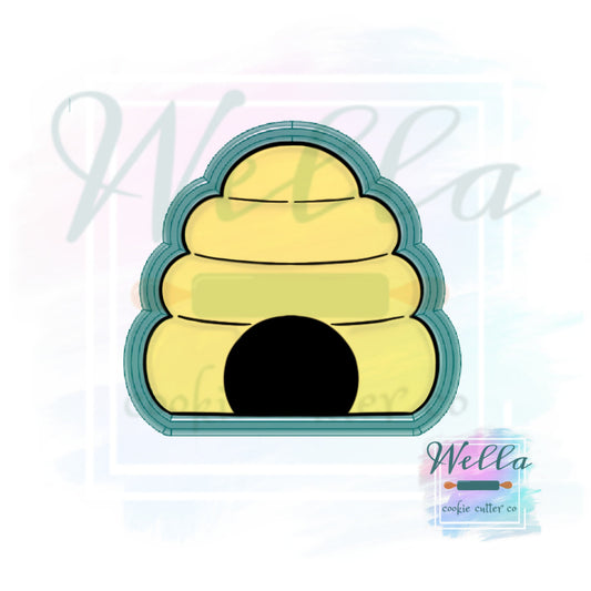 Bee Hive Cookie Cutter, Honey Bee Hive Cookie Cutter, Baby Shower Cookie Cutter, Sweet as can Bee Baby Shower
