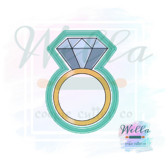 Wedding Ring Cookie Cutter, Ring Cookie Cutter, Ring Cookie Cutter