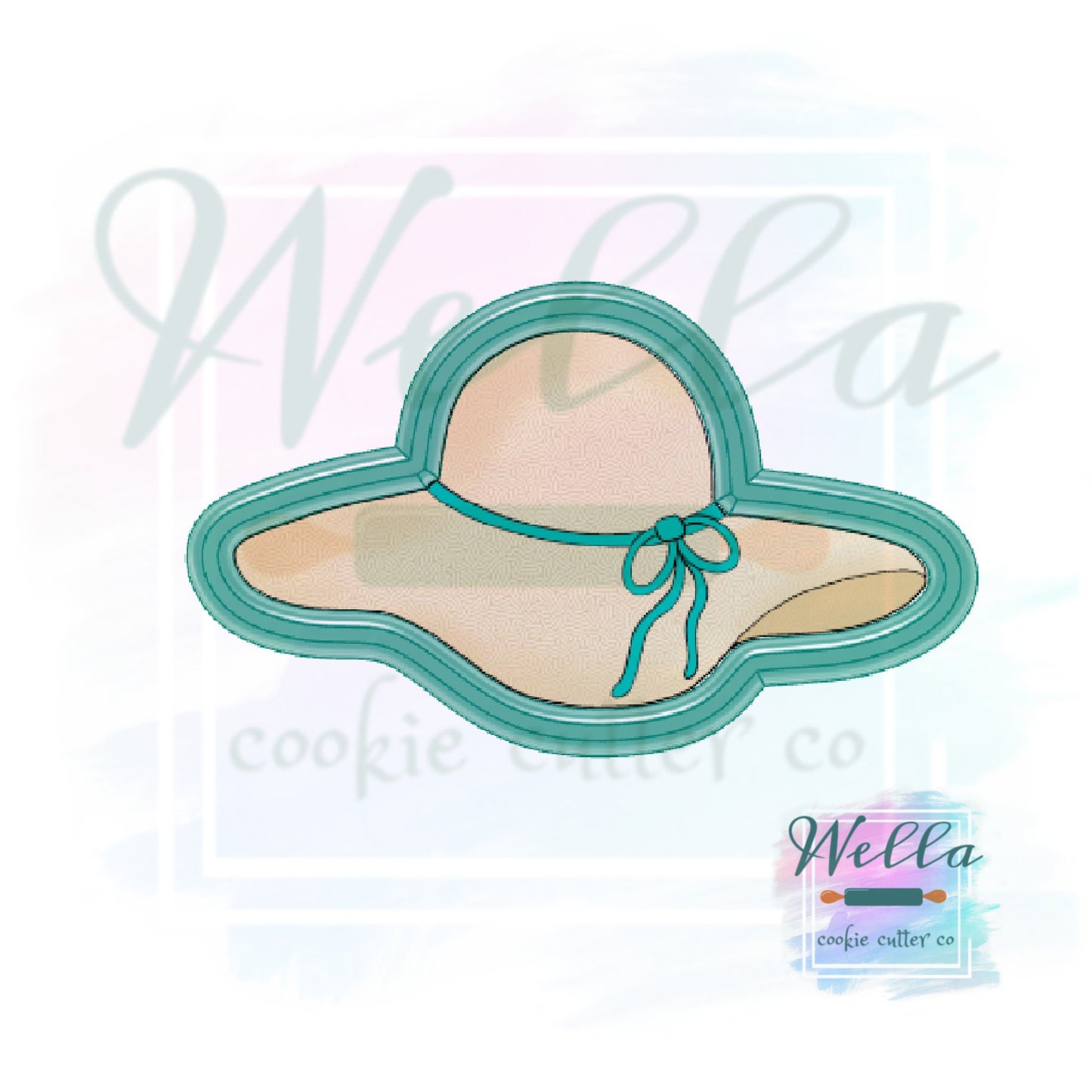 Beach Hat Cookie Cutter