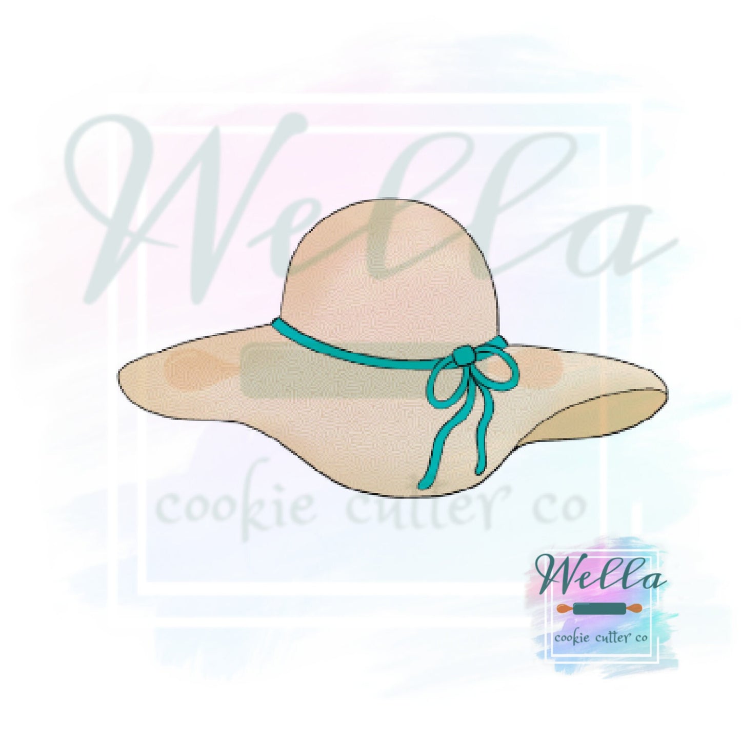 Beach Hat Cookie Cutter