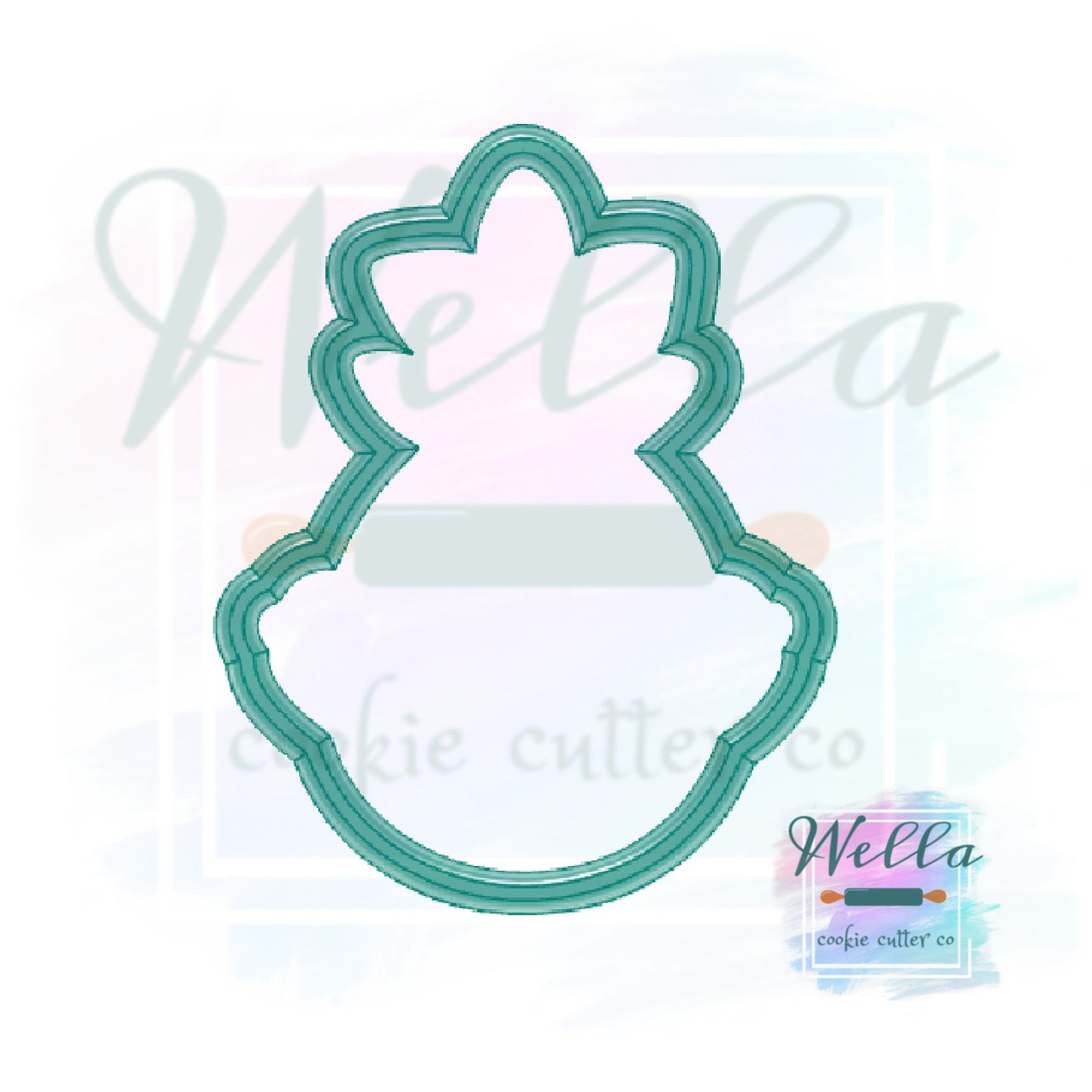 Pineapple with Heart Sunglasses Cookie Cutter