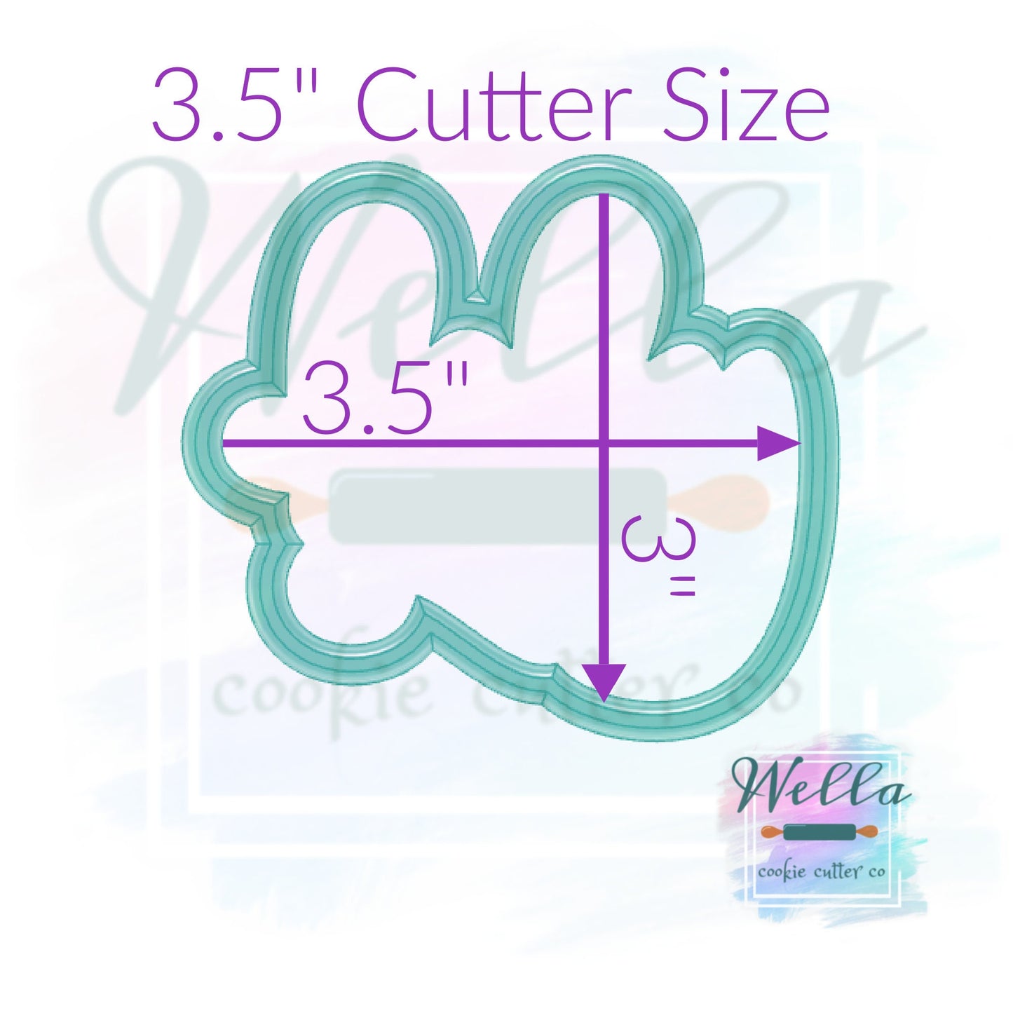 Baby Cookie Cutter, Baby Text with Curly Y Cookie Cutter, baby text cutter