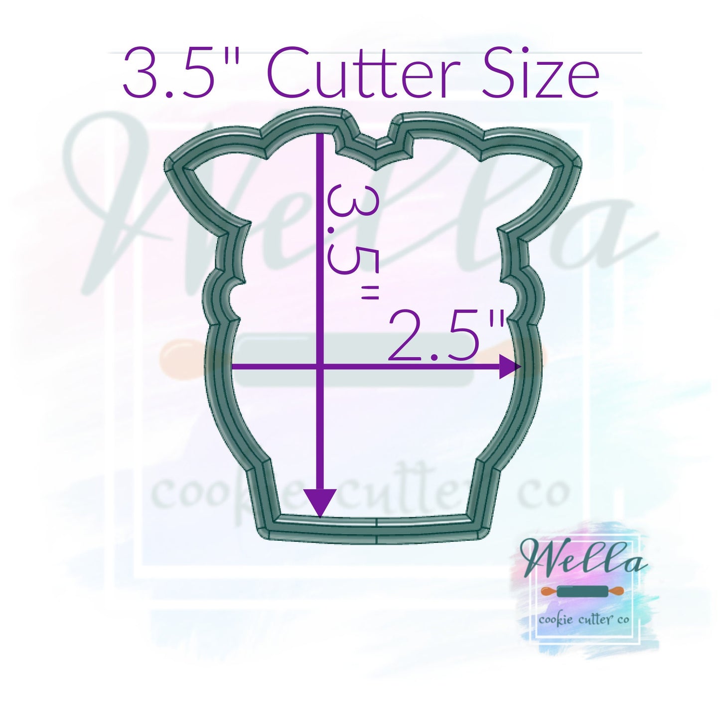 Fish Tails in Bucket Cookie Cutter, Fishing Cookie Cutter, Fish in Bucket Cutter