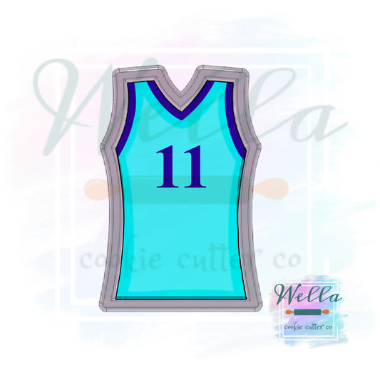 Basketball Jersey Cookie Cutter, Sports Jersey Cookie Cutter