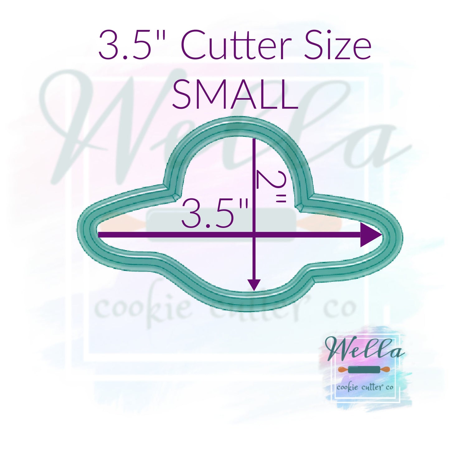 Beach Hat Cookie Cutter