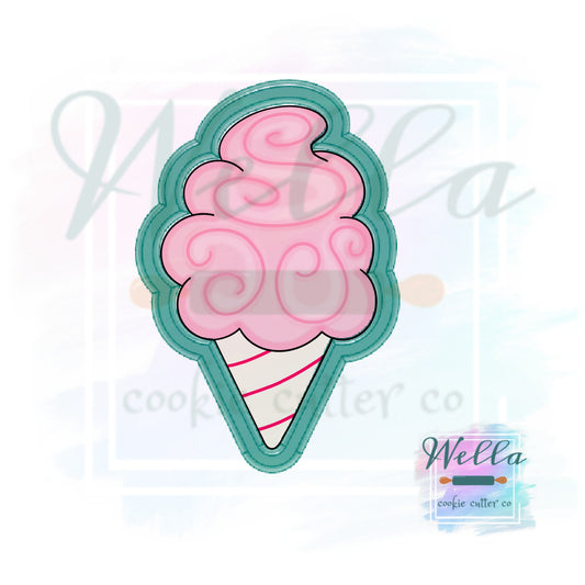 Cotton Candy Cookie Cutter, Candy Cookie Cutter, Summer Cookie Cutter