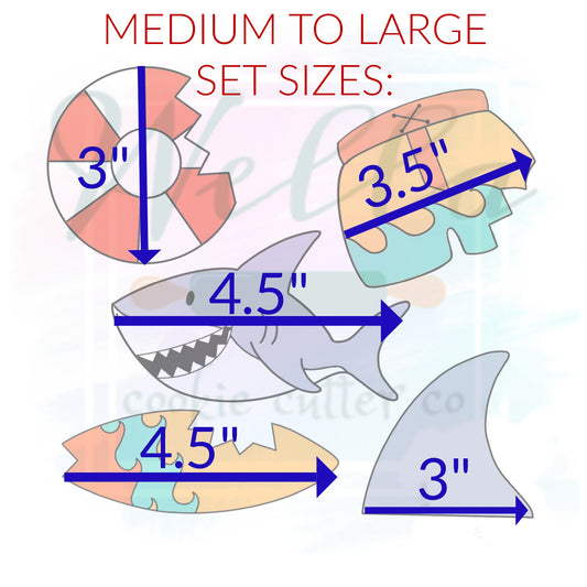 Shark Set Cookie Cutters