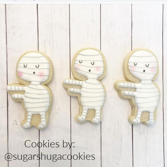Mummy Halloween Cookie Cutter, Cute Mummy Cookie Cutter
