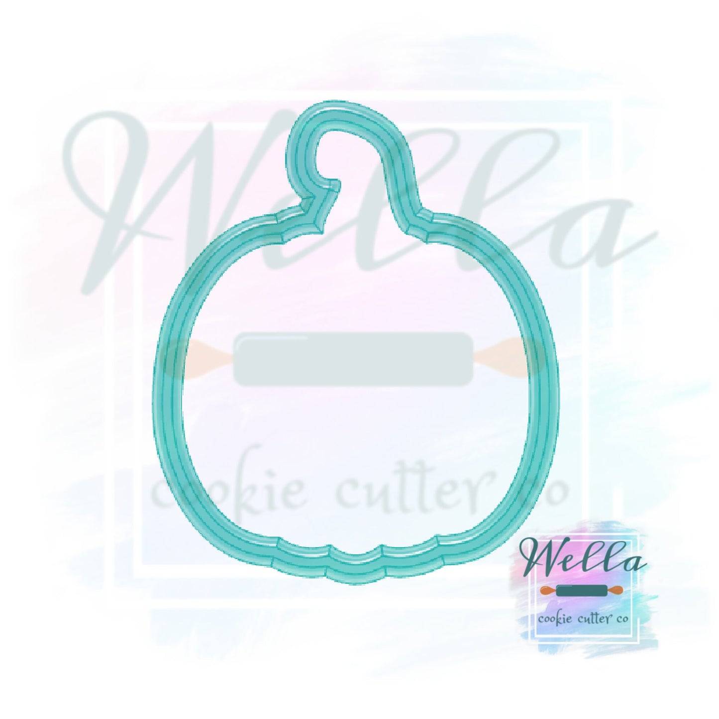Pumpkin Round #1 Cookie Cutter, Fall Cookie Cutter, Pumpkin Cookie Cutter, Autumn Cookie Cutter
