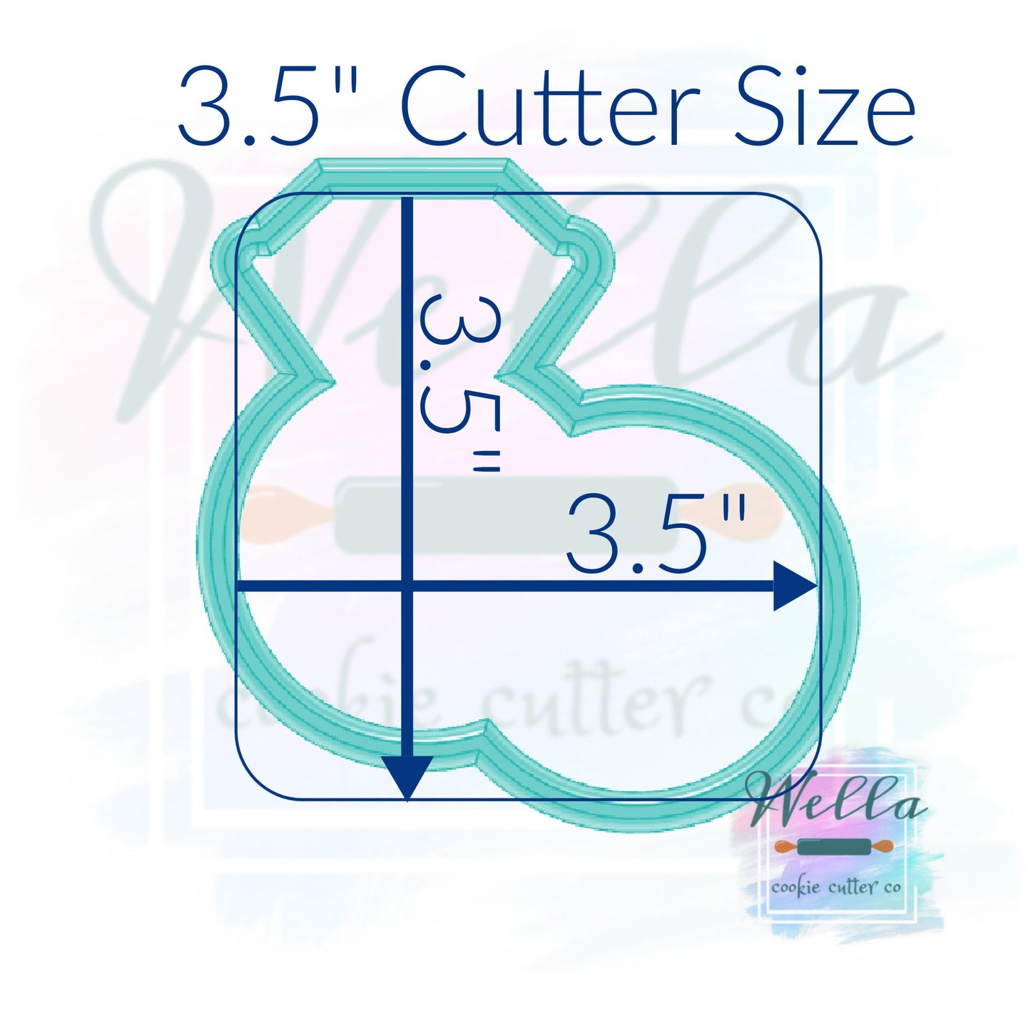 Wedding Rings Cookie Cutter, His and Hers Cookie Cutter, Ring Cookie Cutter, Mr and Mrs Ring Cookie Cutter