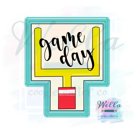 Football Goal Post Cookie Cutter, Sports Cookie Cutter