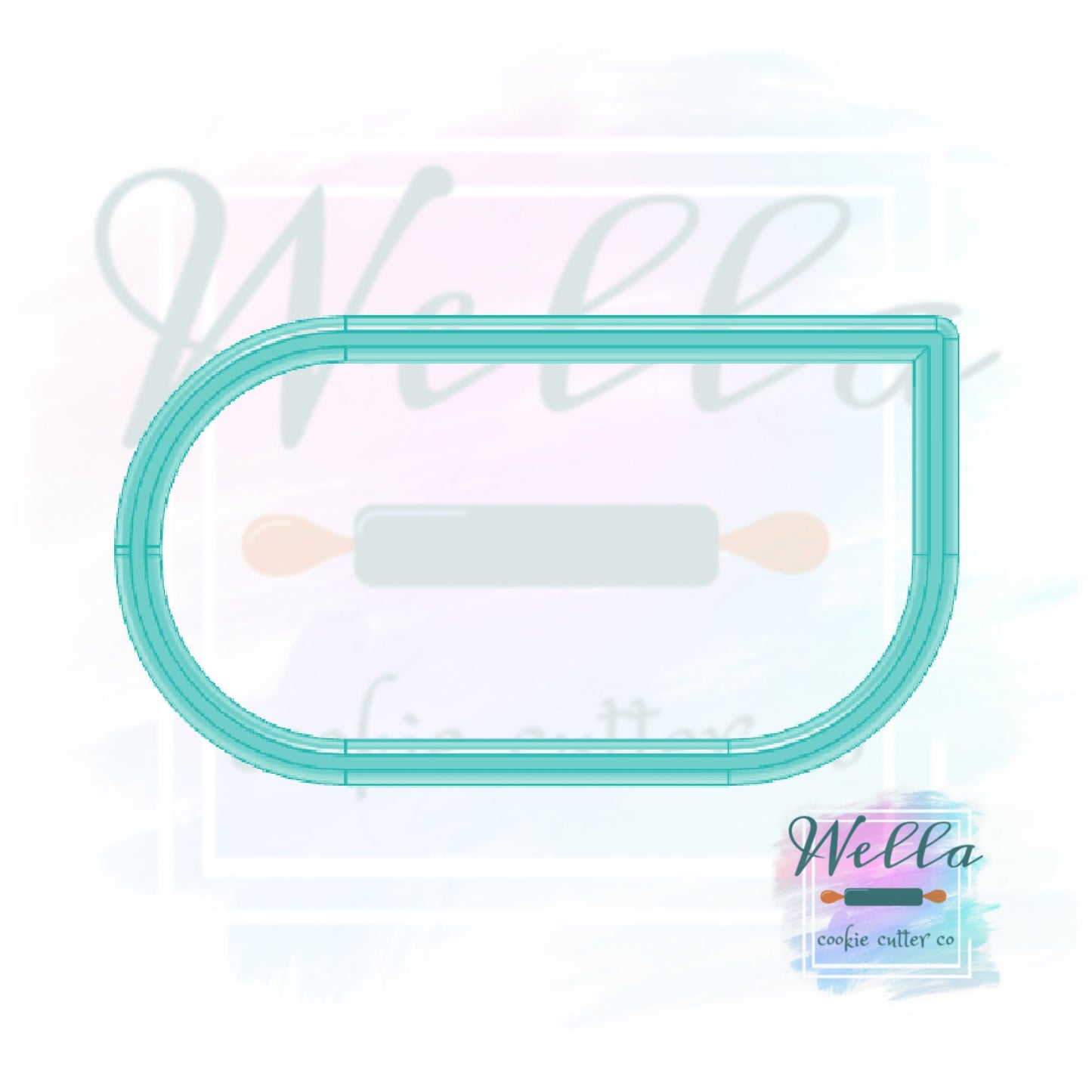 Plaque Mila Cookie Cutter, Modern Mila Cookie Cutter, Modern Plaque Cutter, Plaque Cookie Cutter, Text Bubble Cookie Cutter