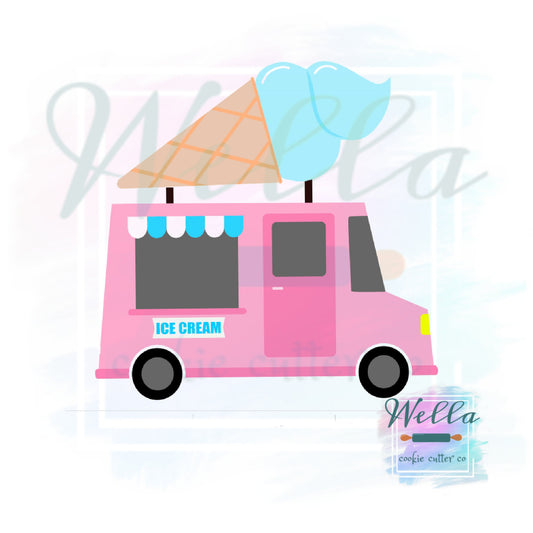 Ice Cream Truck Cookie Cutter, Ice Cream Cookie Cutter, Candy Cookie Cutter