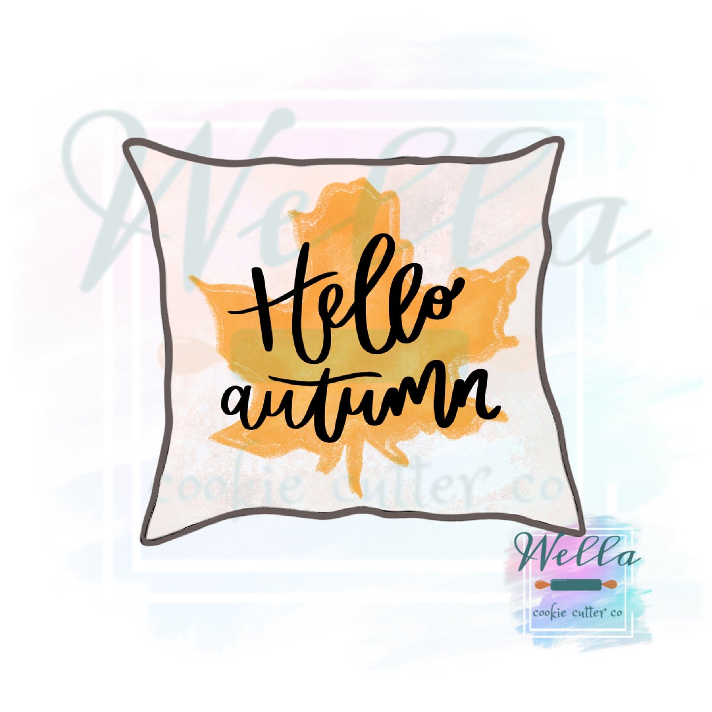 Pillow Cookie Cutter, Fall Cookie Cutter, Cozy Cookie Cutter, Fall Pillow Cutter