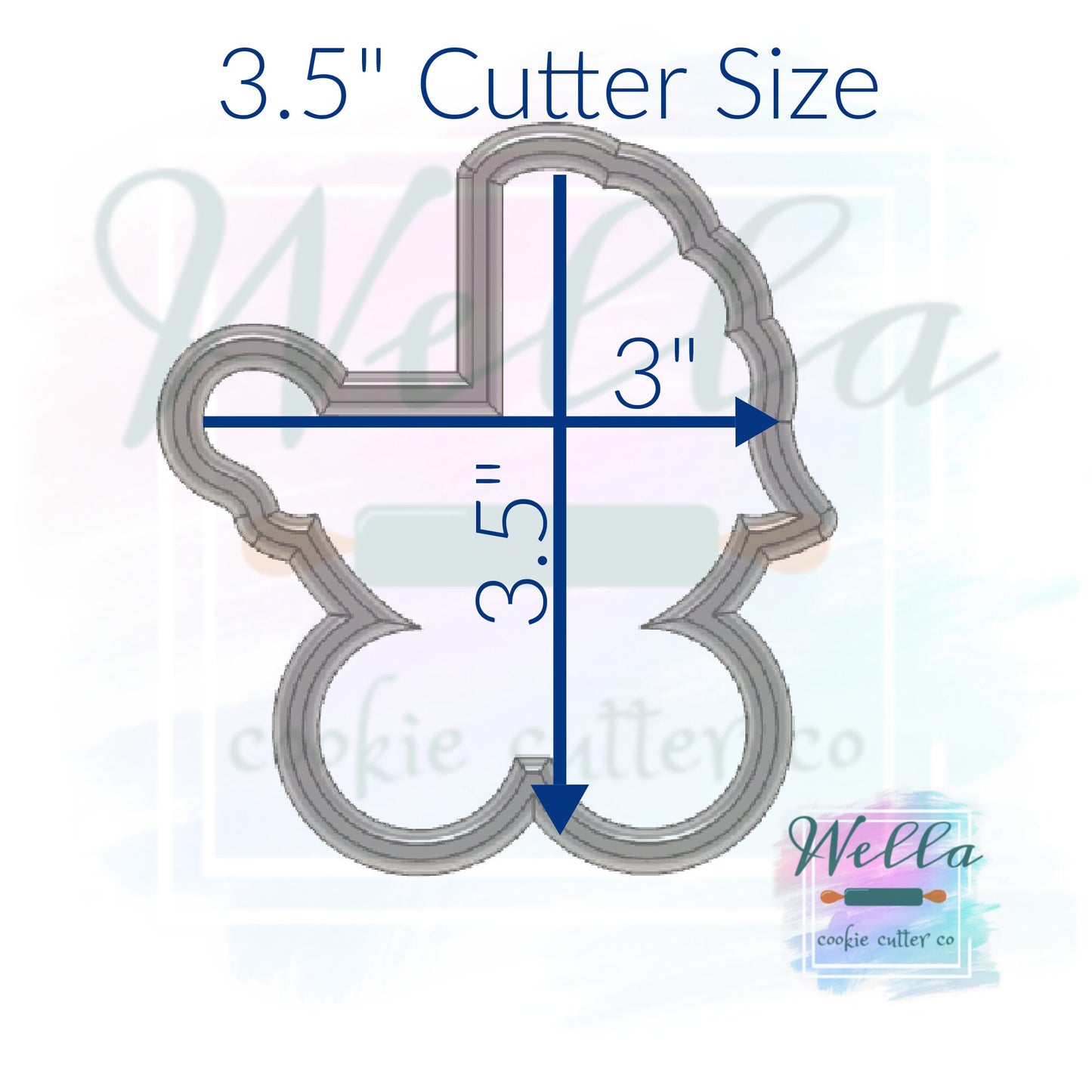 Baby Carriage with Ruffle Cookie Cutter, Carriage Cookie Cutter, Baby Carriage Cutter