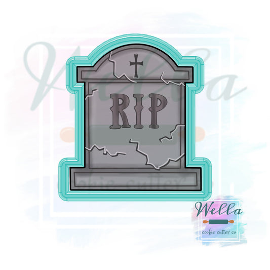 Tombstone Cookie Cutter, Gravestone Cookie Cutter, RIP Cookie Cutter, Halloween Cookie Cutter